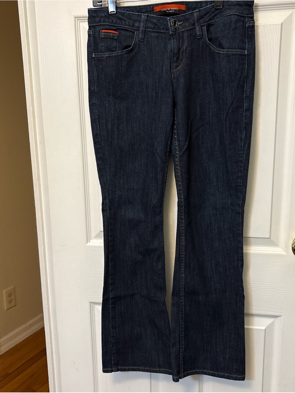 Unbranded Dark Indigo Flare Jeans for Women